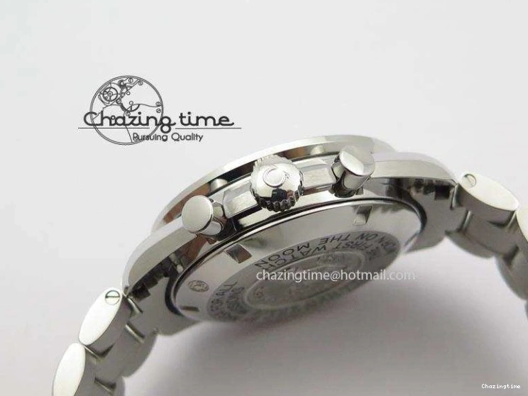 0516 Refined Speedmaster 50th Anniversary Black Dial On SS Bracelet 8232